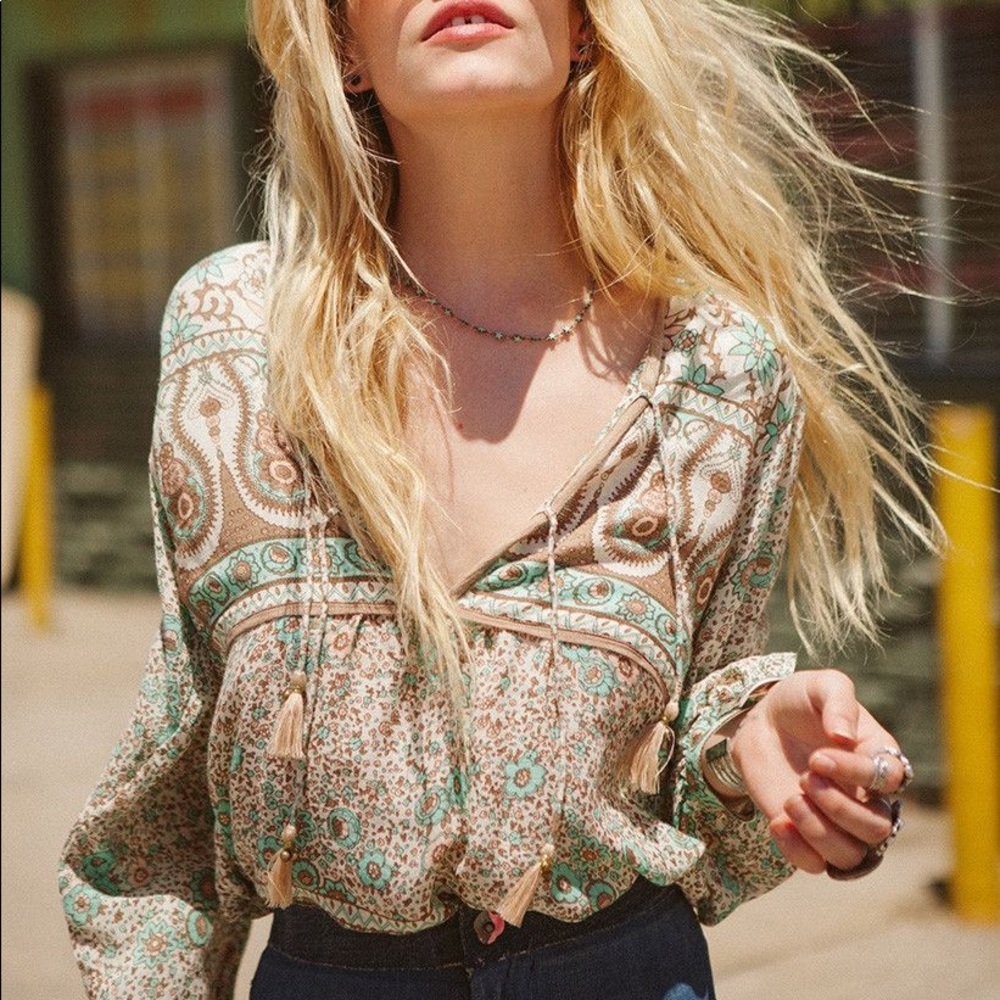 Spell & Gypsy RARE Boho Blossom Blouse